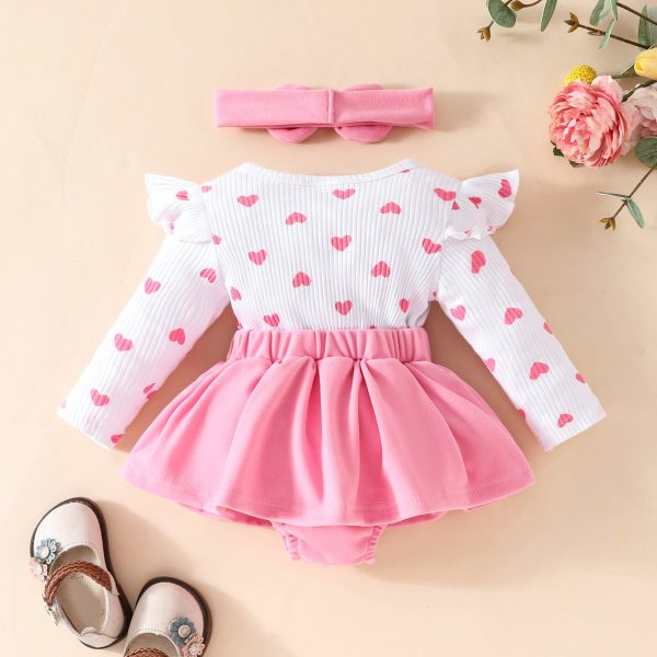 Baby Girl Sleeveless Lace Triangle Romper 0-1 Years Old Baby Flower Bowknot Bodysuit Dress Headband