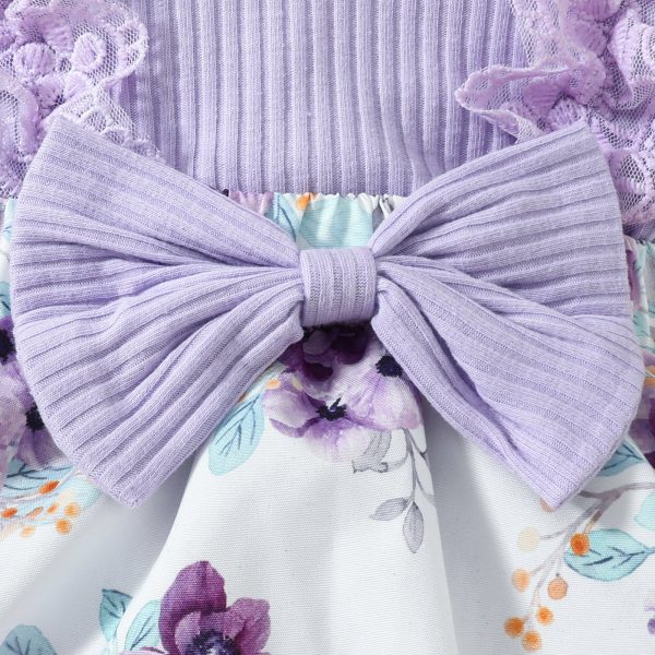 Baby lace big butterfly plaid vest jumpsuit baby girl sleeveless triangle romper dress
