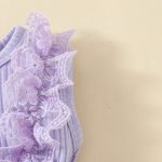 Baby lace big butterfly plaid vest jumpsuit baby girl sleeveless triangle romper dress